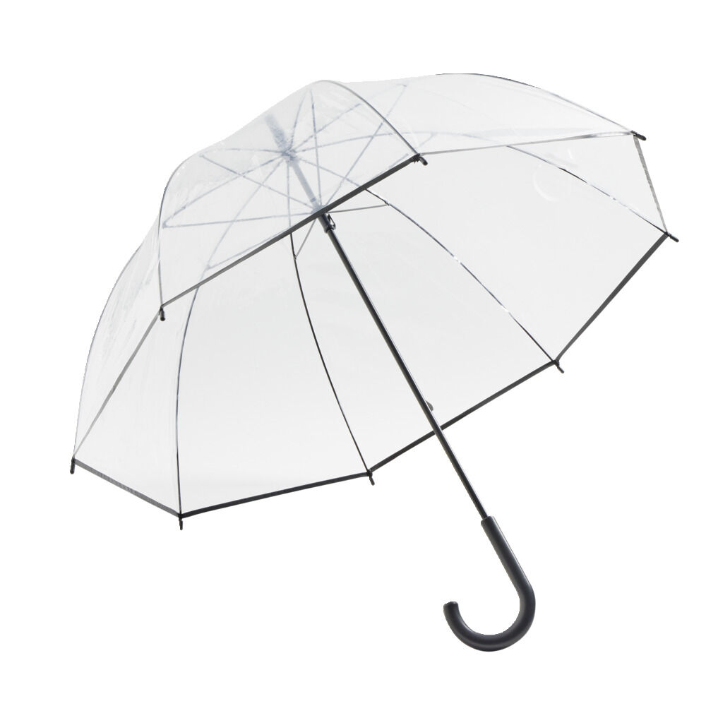 Parapluie canne automatique transparent L87cm