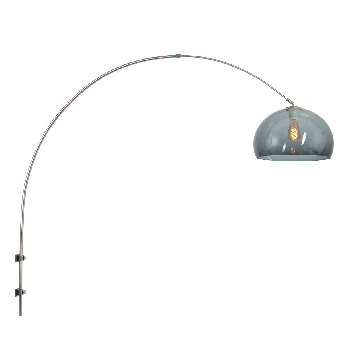 Steinhauer wandlamp Sparkled - 1 lichts - 180x 150 cm - mat chroom grijs
