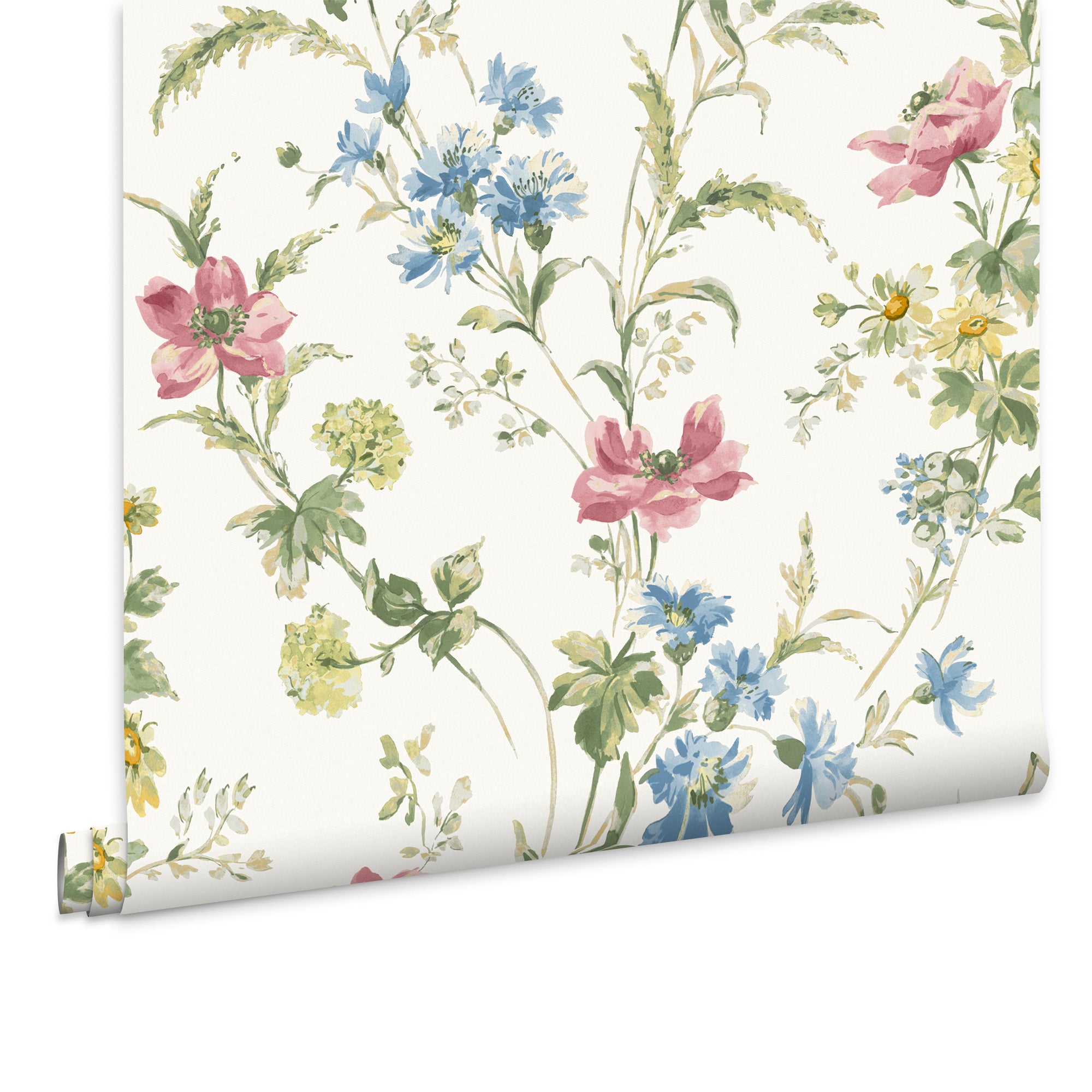 Laura Ashley Vliesbehang Poppy Meadow Multi