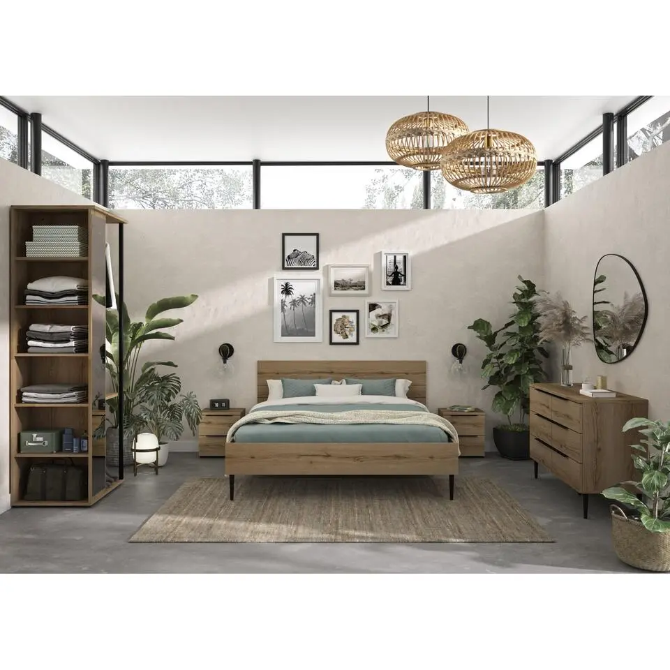 Twijfelaar Lucian - 140 x 200 cm - Helvezia Oak-design