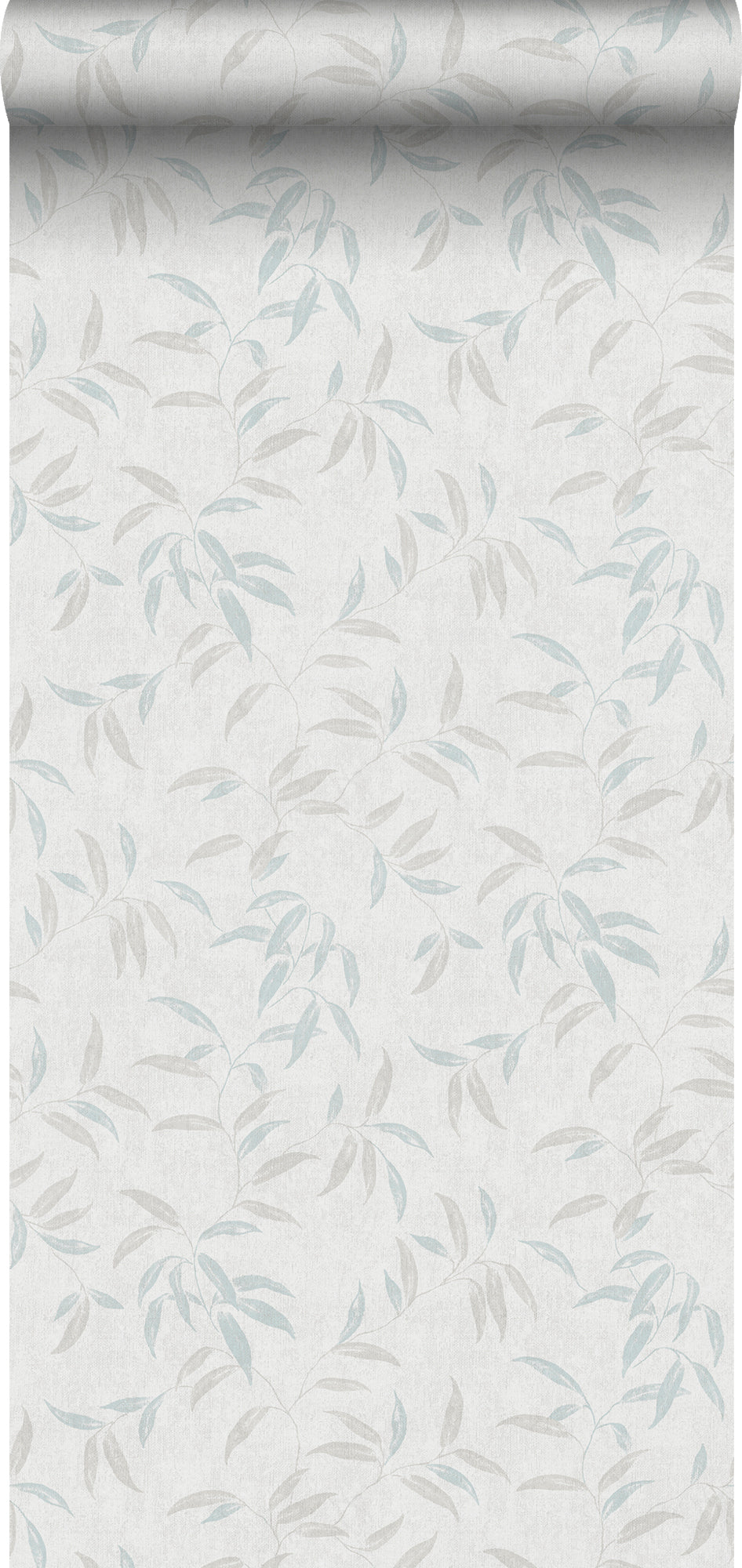 Sanders & Sanders behang bladeren vergrijsd blauw - 53 cm x 10 m - 640234