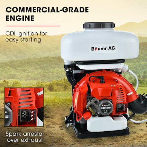 NNEMB Backpack 2-Stroke Petrol Powered Chemical Sprayer Fogger Mister Blower