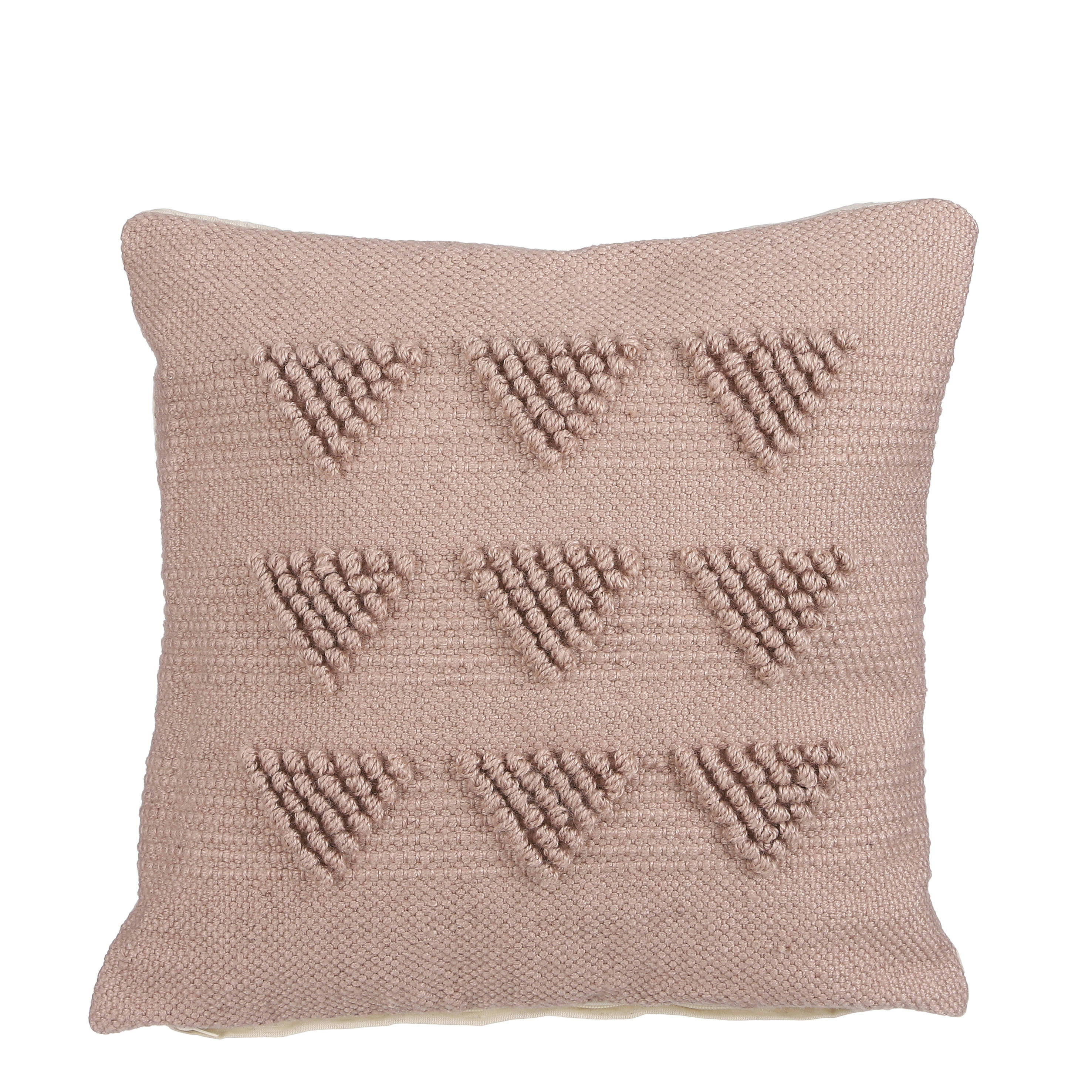 LANDER - Coussin rose clair 45x45