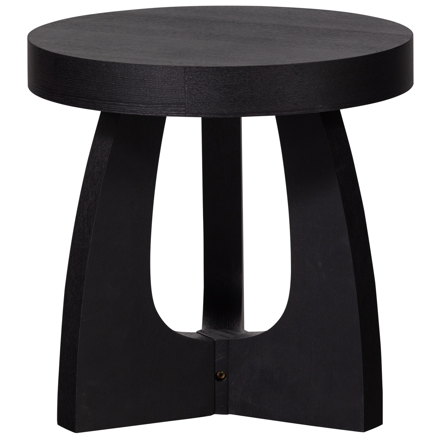 WOOOD bijzettafel Tala - MDF Fineer - Zwart - 45x45x45