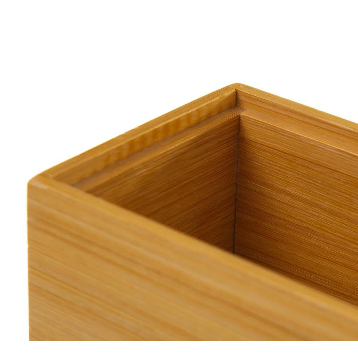 - Rangement organisateur salle de bain bambou 23x7,8x6,5cm