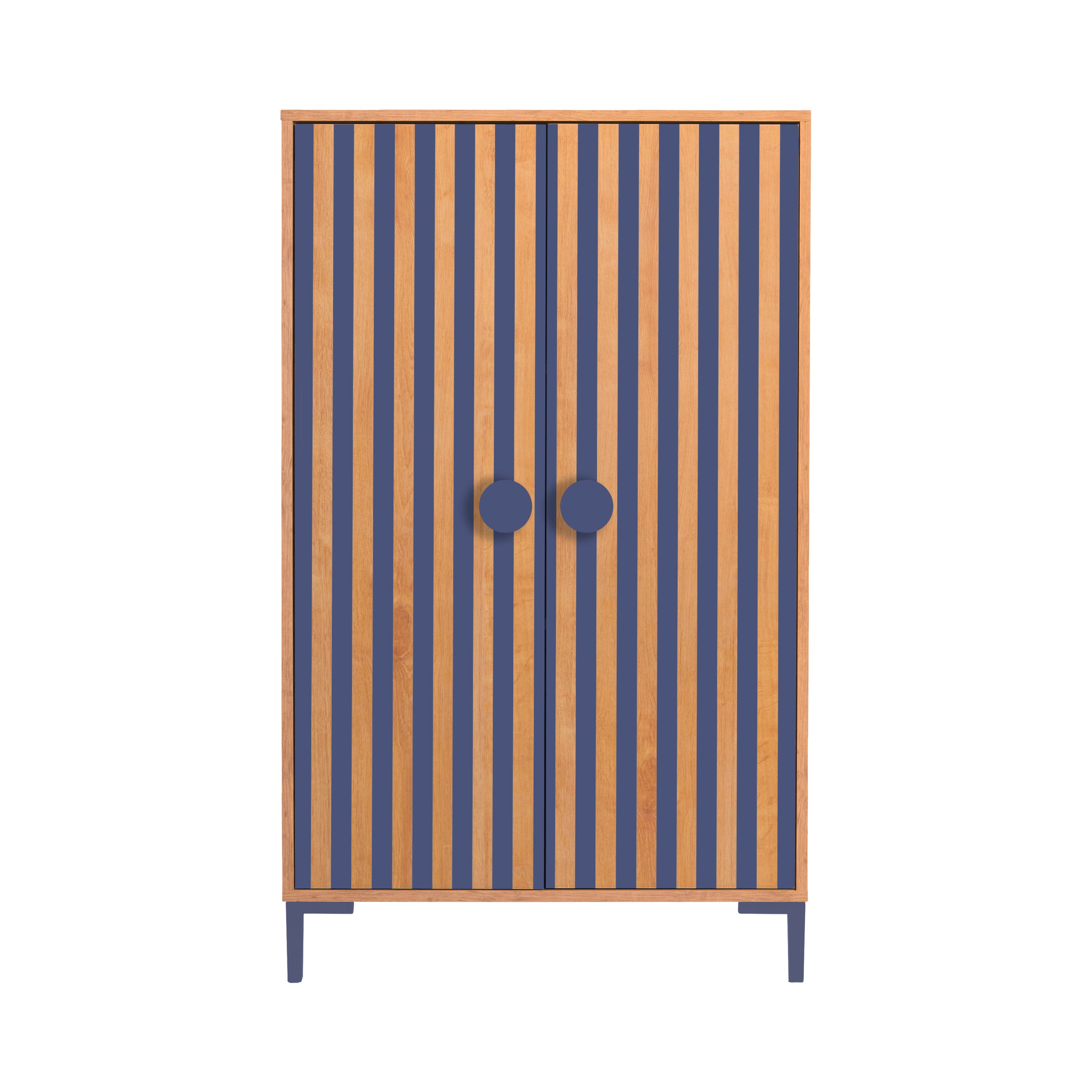 Really Nice Things - Alva Kids dressoir eik - Pruss strepen