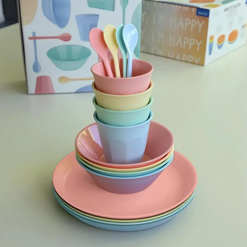 Geschirrset 16-teilig NORA MACARONS
