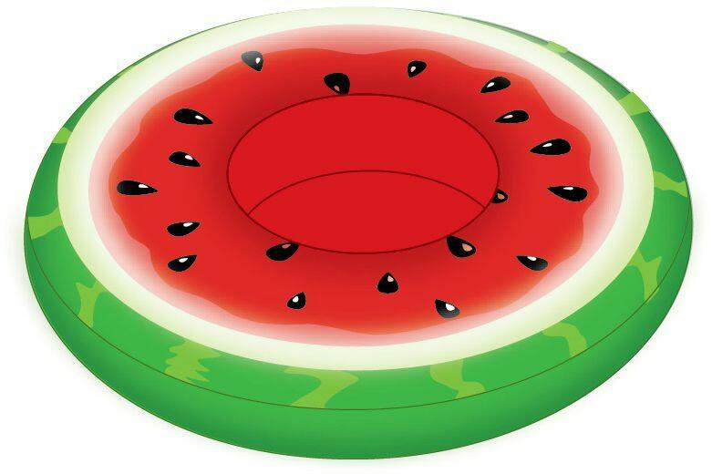 Stella & Finn Inflatable Round Fruit Themed Pool Floating Drink/Beverage Holder, Assorted