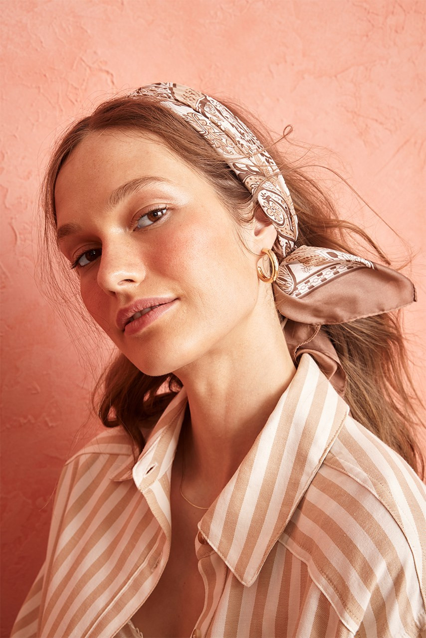 Rita Paisley Print Scarf