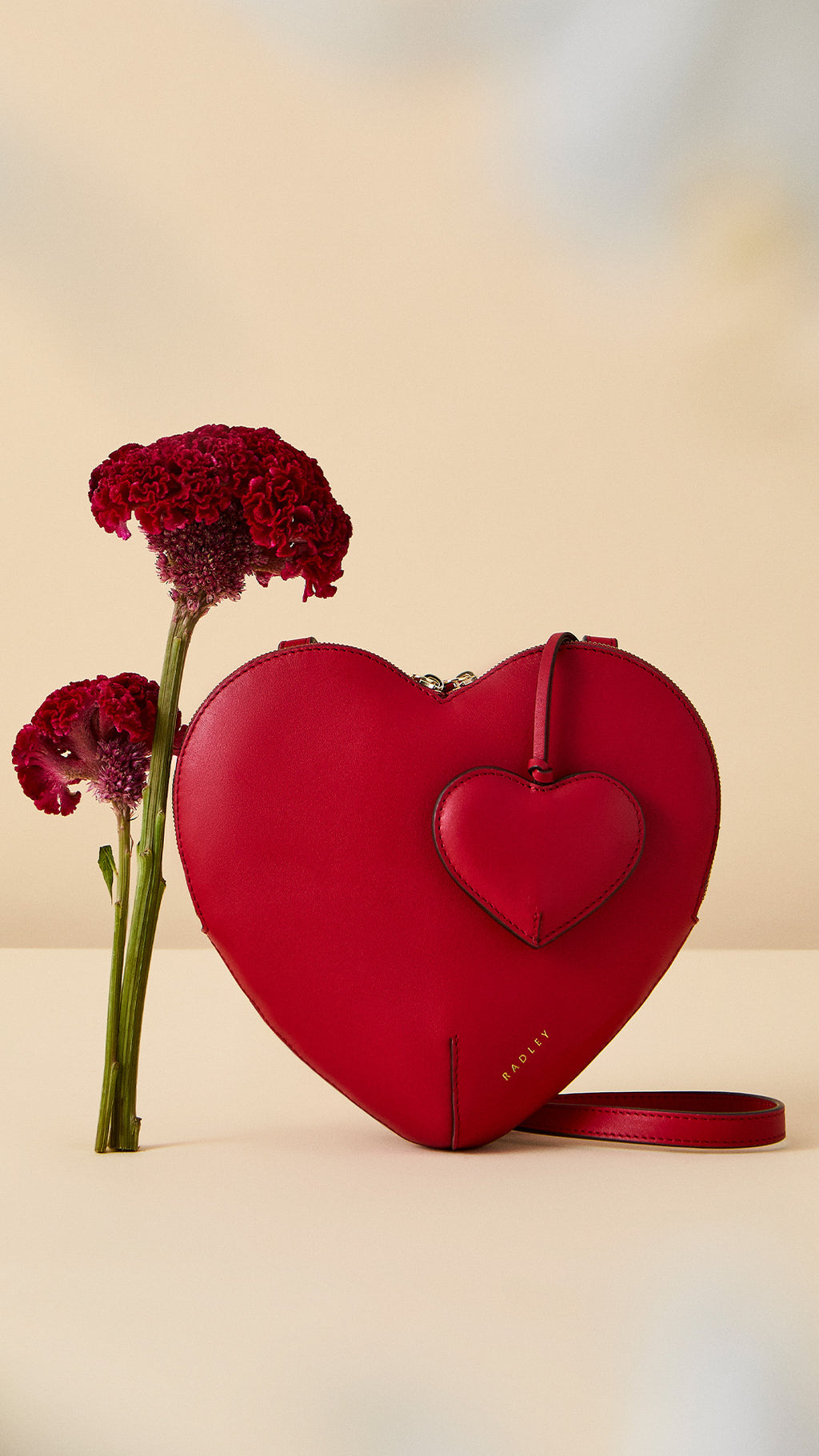 Heart Street - Small Ziptop Coin Purse