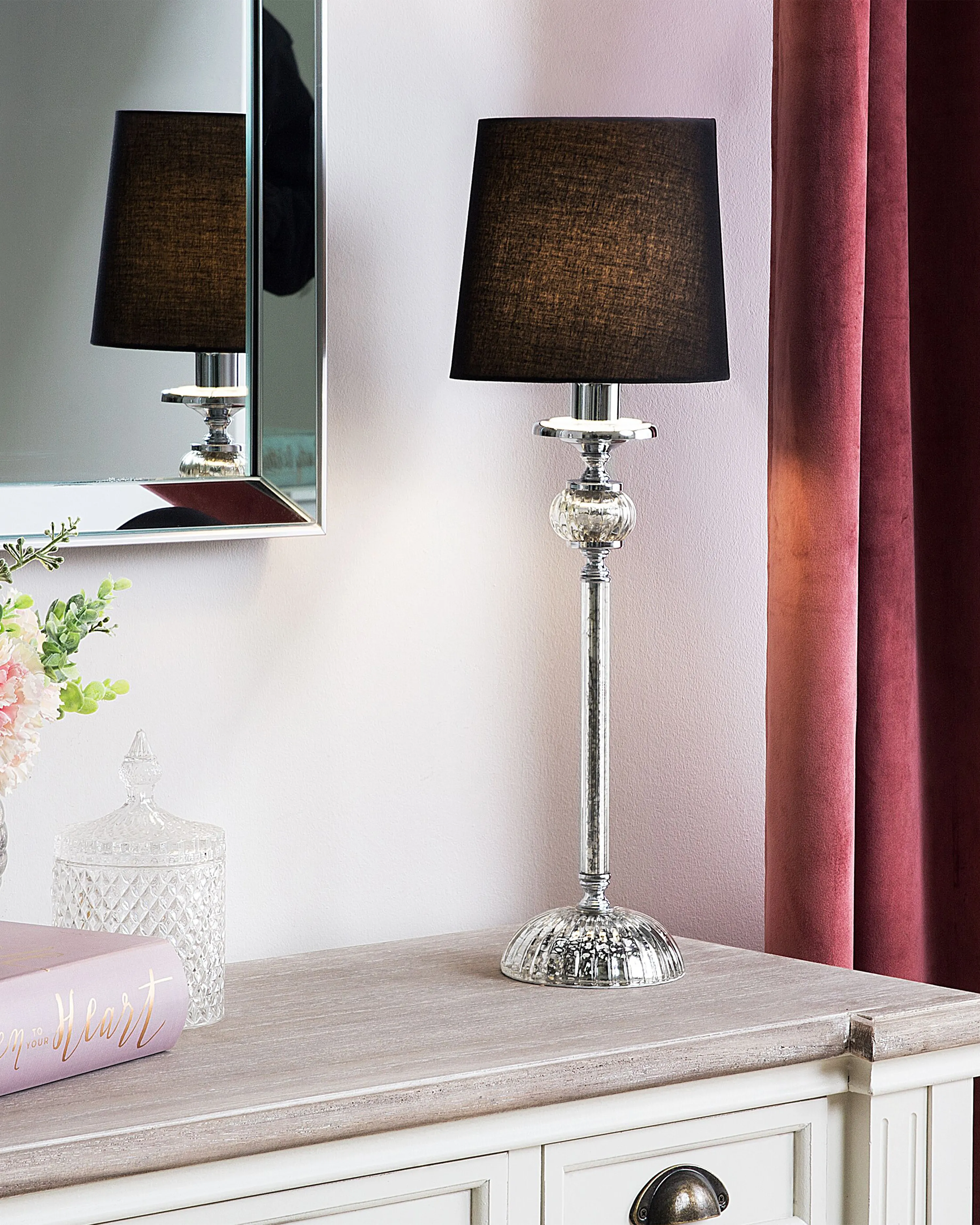 Table Lamp KUBENA Metal Black