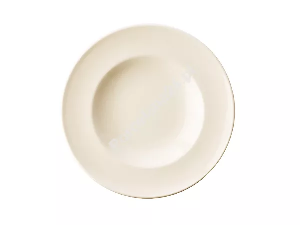 Talerz do pasty 27 cm (z rantem) Rinart - Banquet ecru