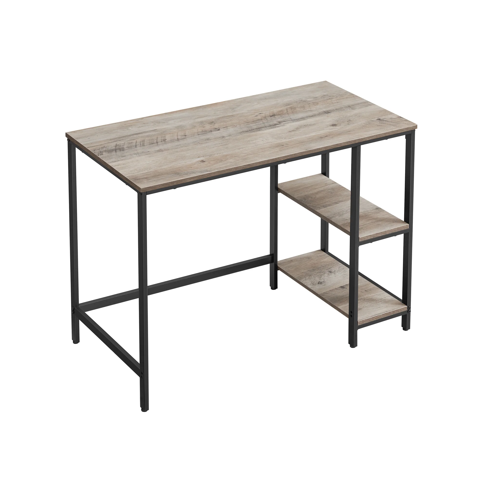 Bureau avec rangement industriel