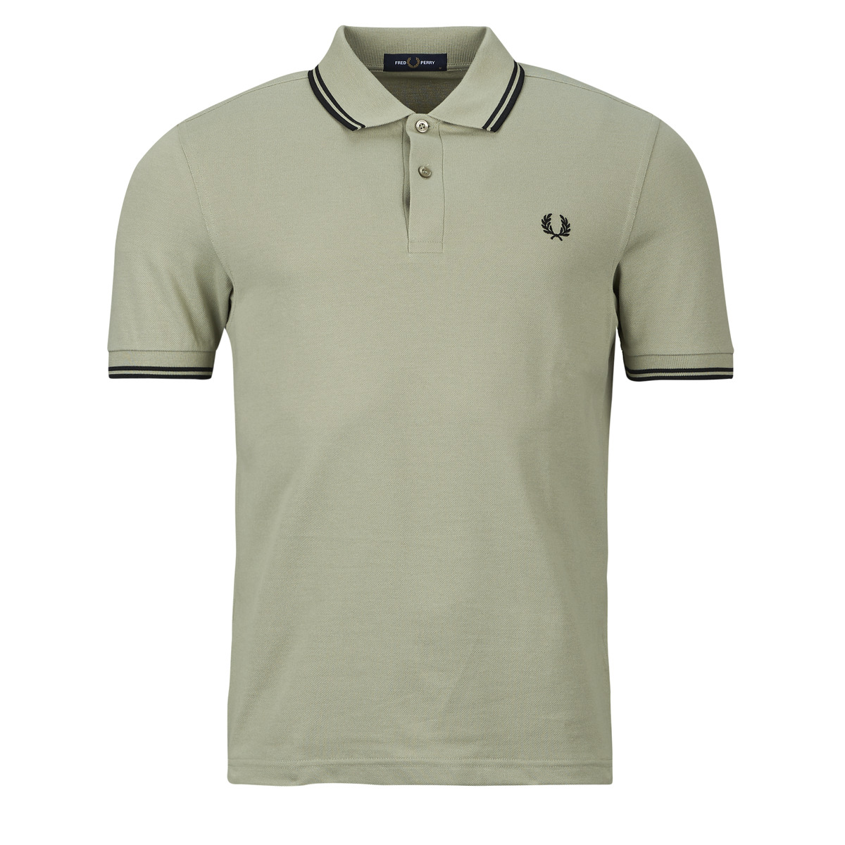Fred Perry - TWIN TIPPED FRED PERRY SHIRT - Green