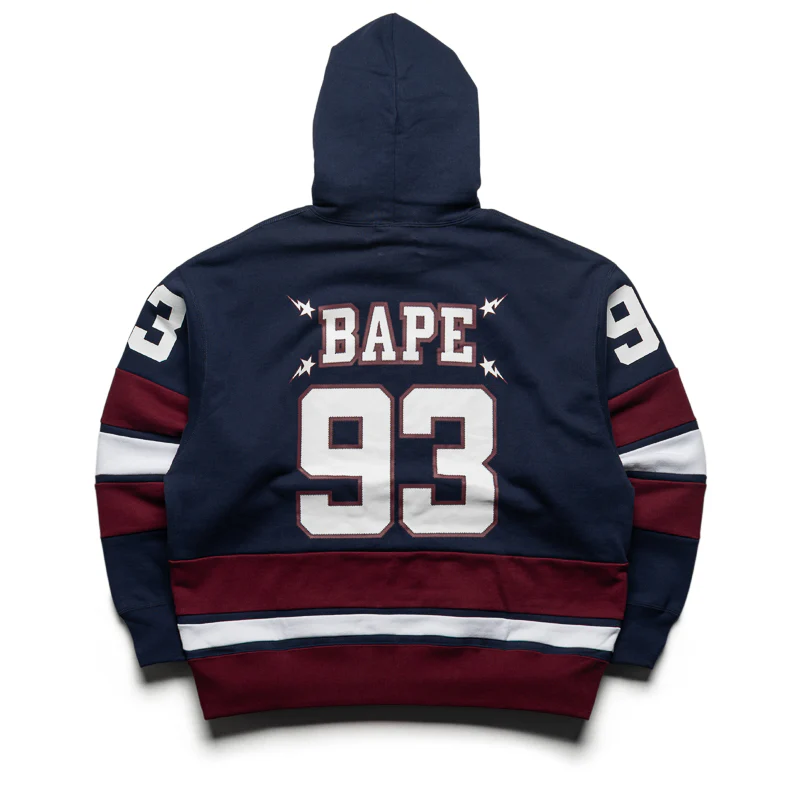 A Bathing Ape Bape Pullover Hoodie - Navy