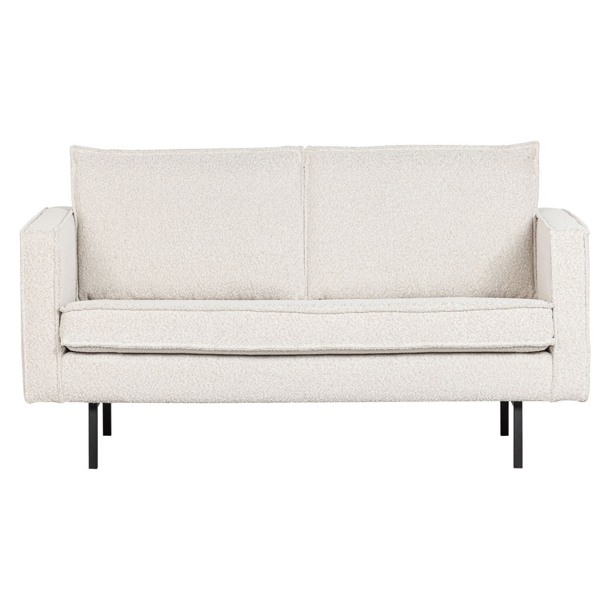 WOOOD 2-zits bank Rodeo - Bouclé - Naturel - 85x150x86
