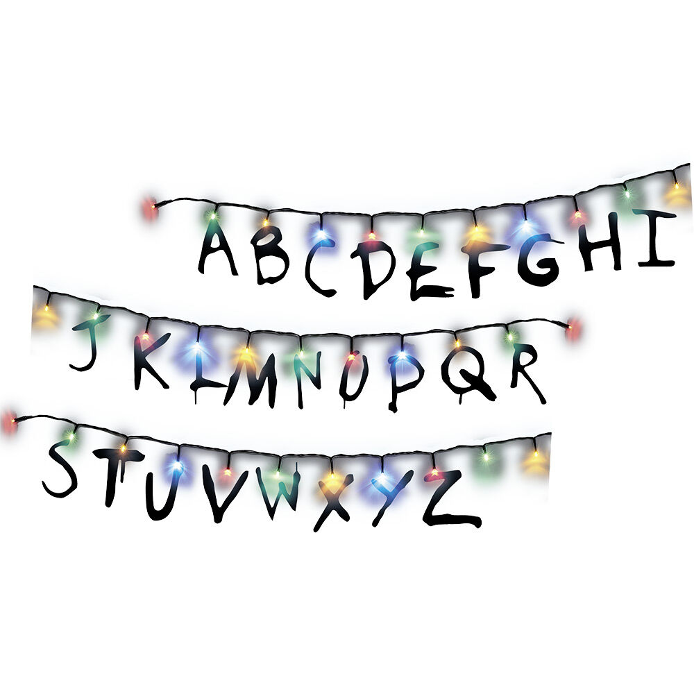 Guirlande lumineuse avec sticker lettre 3m