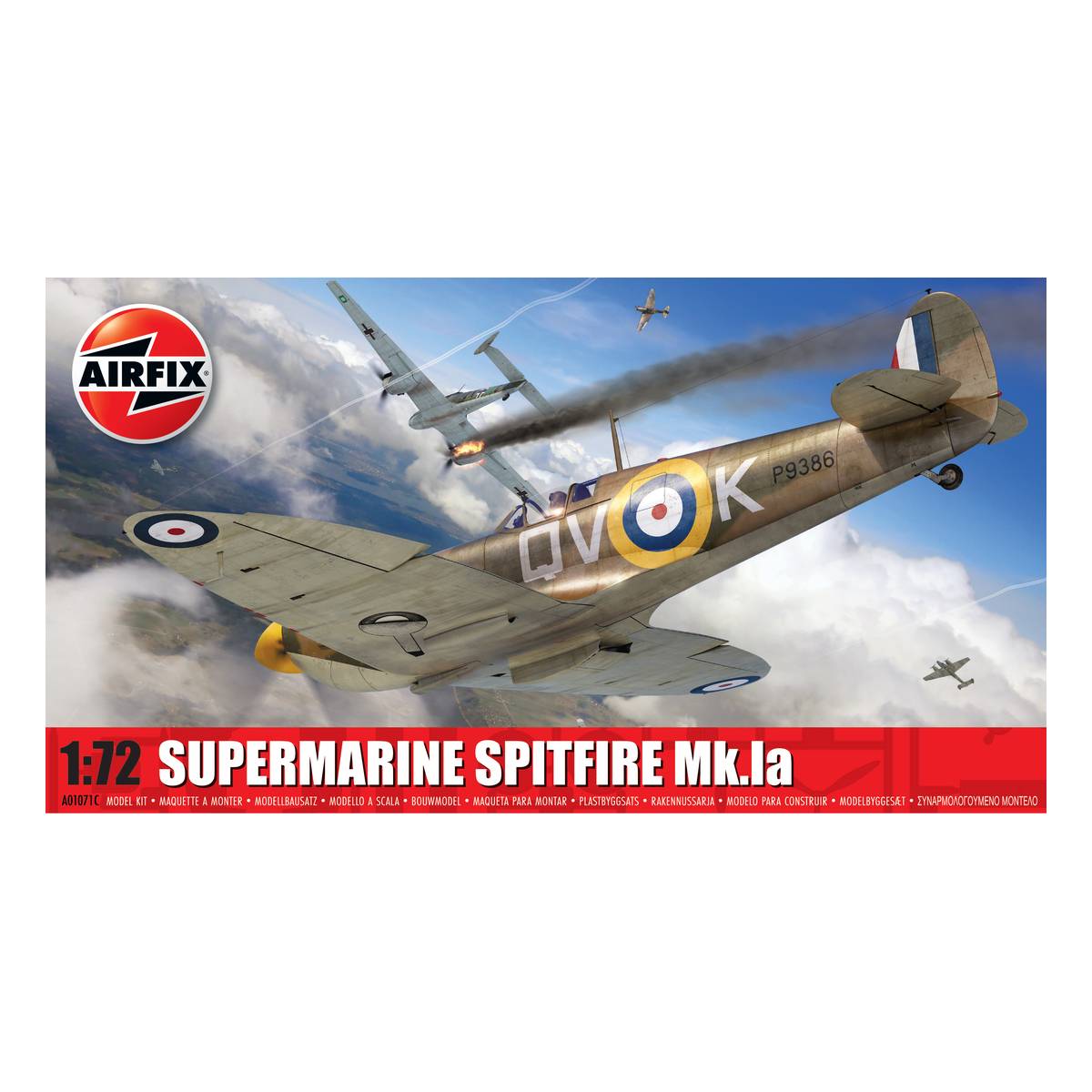 Airfix Supermarine Spitfire Mk.Ia Model Kit 1:72