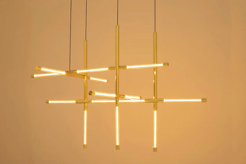 MOOSEE lampa wisząca MIKADO S złota