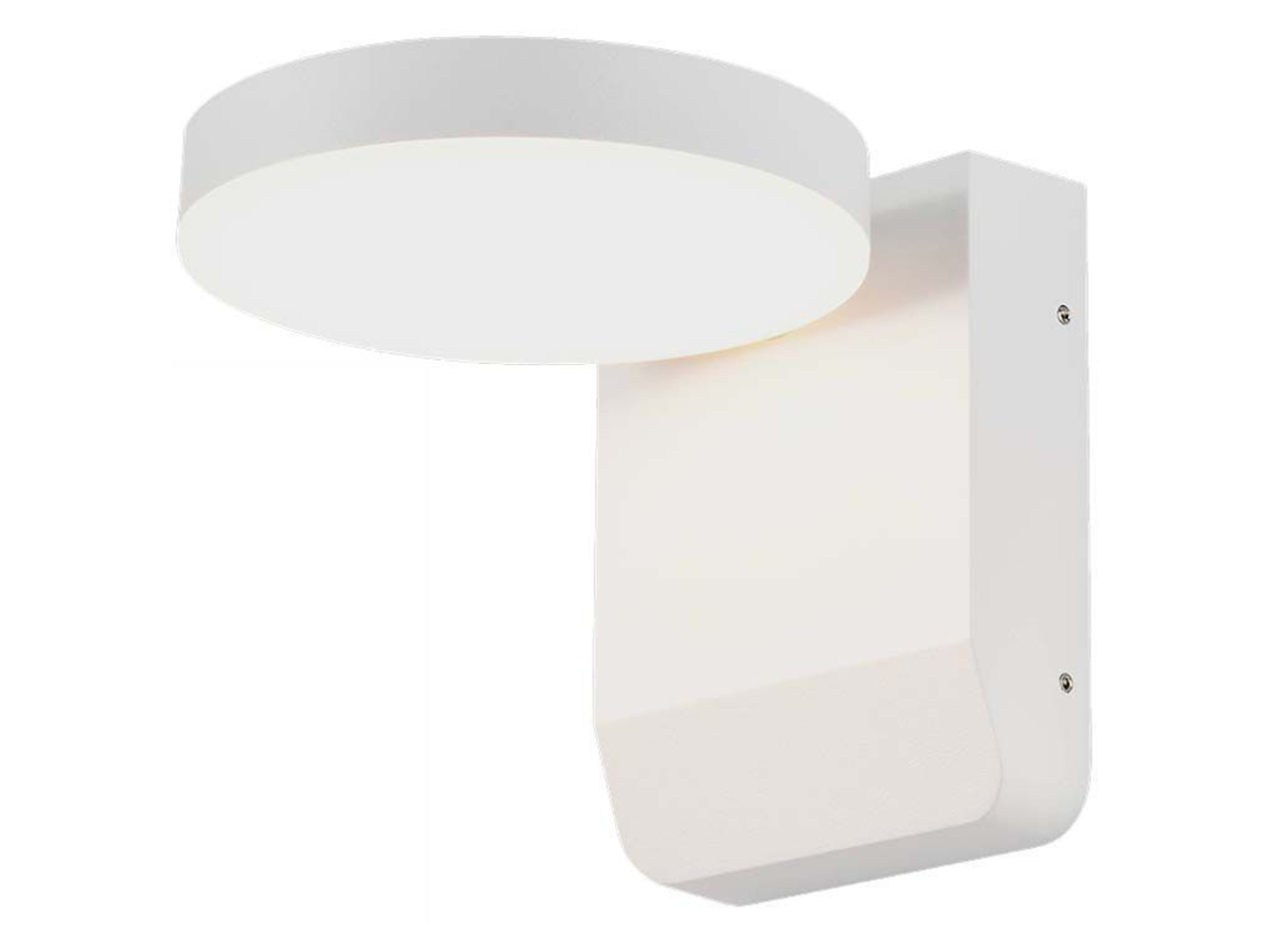 Kinkiet zewnętrzny VT-11020 LED 16 cm 4000K aluminiowy biały