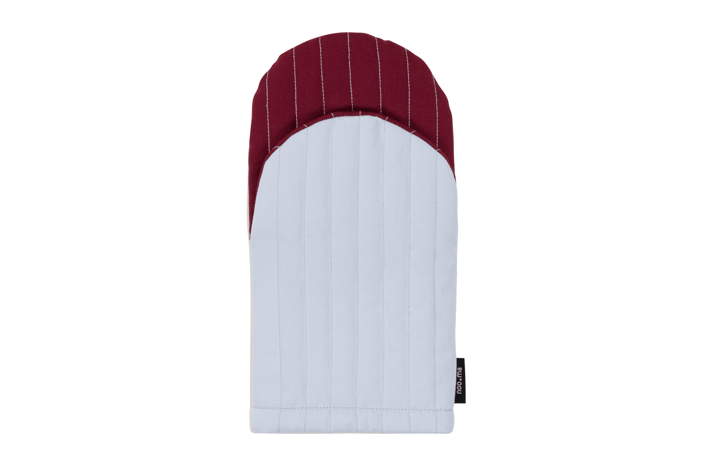 noo.ma Rubi keukenhandschoen - color-block beige, burgundy en blauw