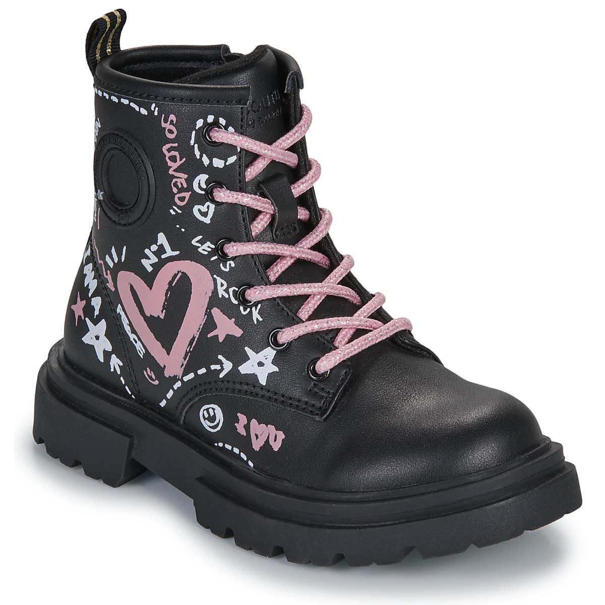 Primigi - GIRL CAMDEN - Black / Pink