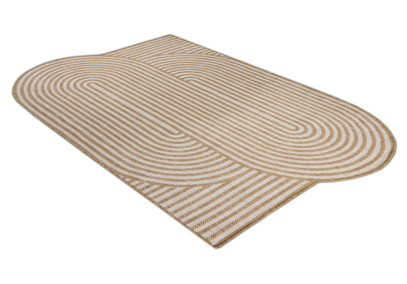 Dywan ORGANIC 2131 sizal Geometryczny beżowy / naturalny - 120x170 cm