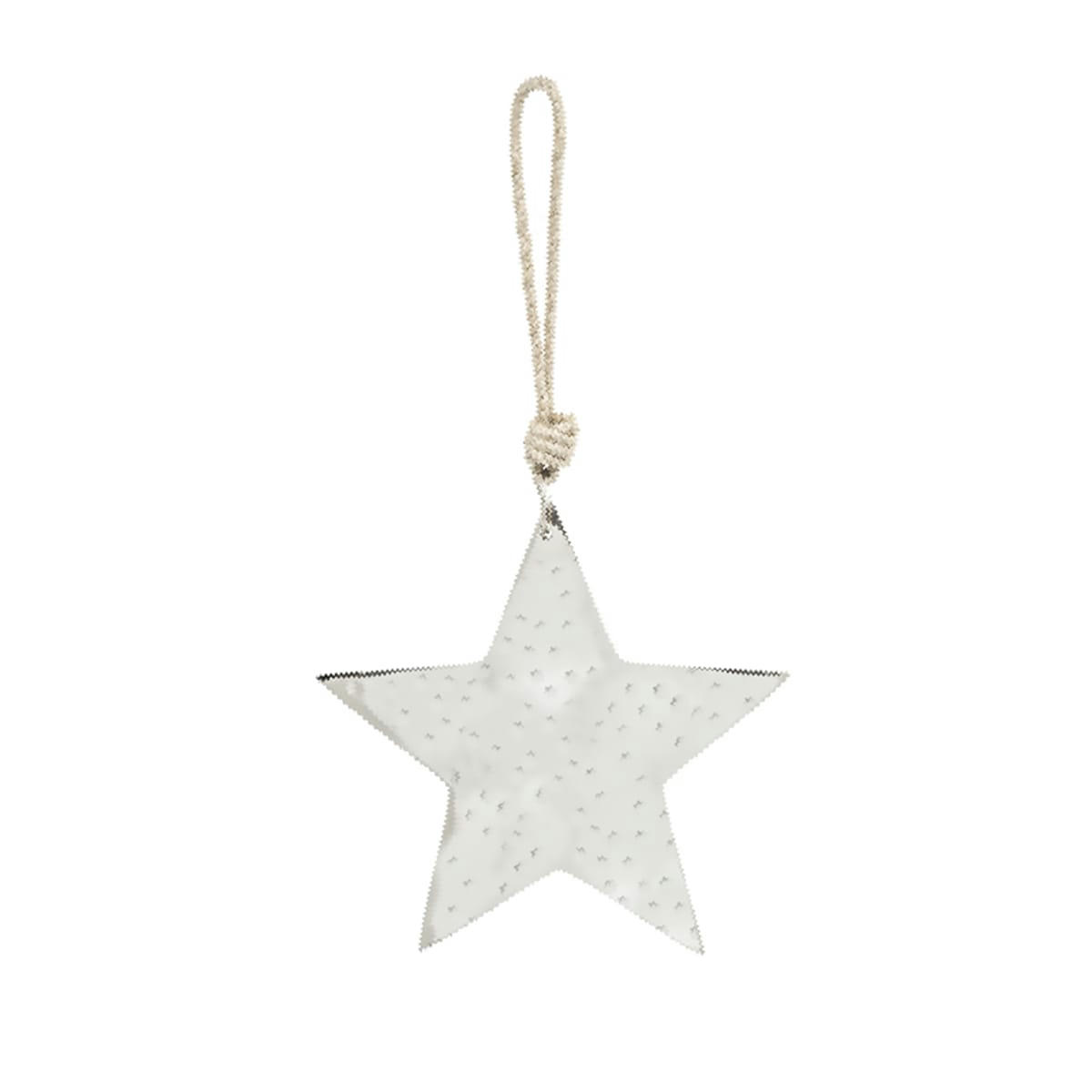 NOËL - Suspension en fer étoile h16