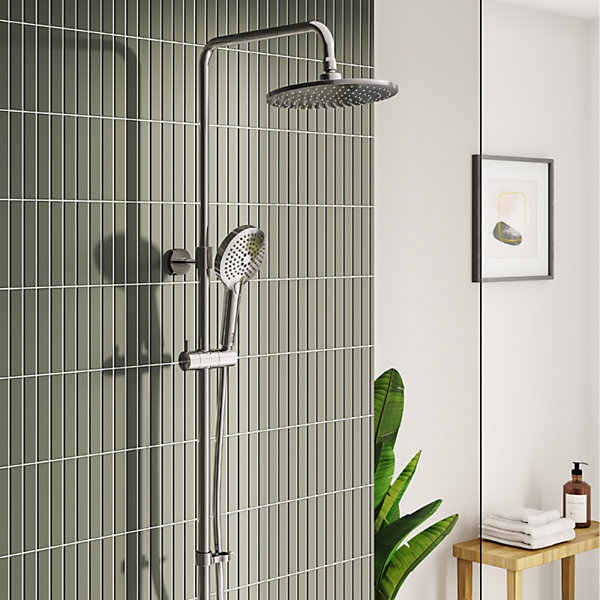 Colonne bain douche thermostatique VitrA Aquaheat Joy 220   Nettoyant Briochin