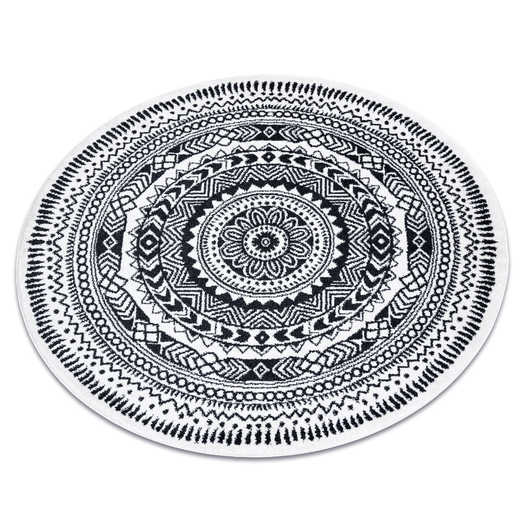 Dywan FUN Napkin serweta - krem koło 100 cm