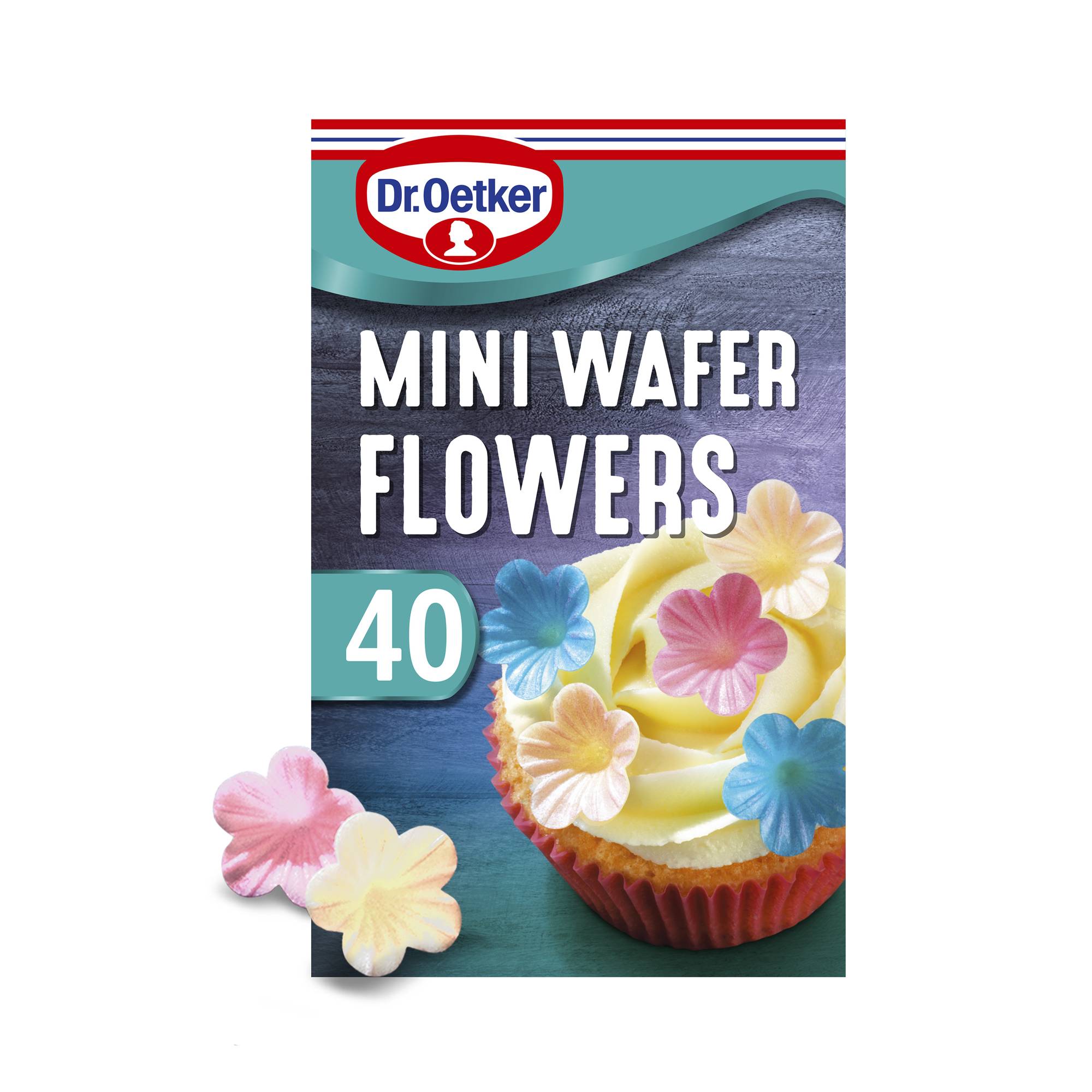 Dr. Oetker Wafer Mini Flowers 40 Pack