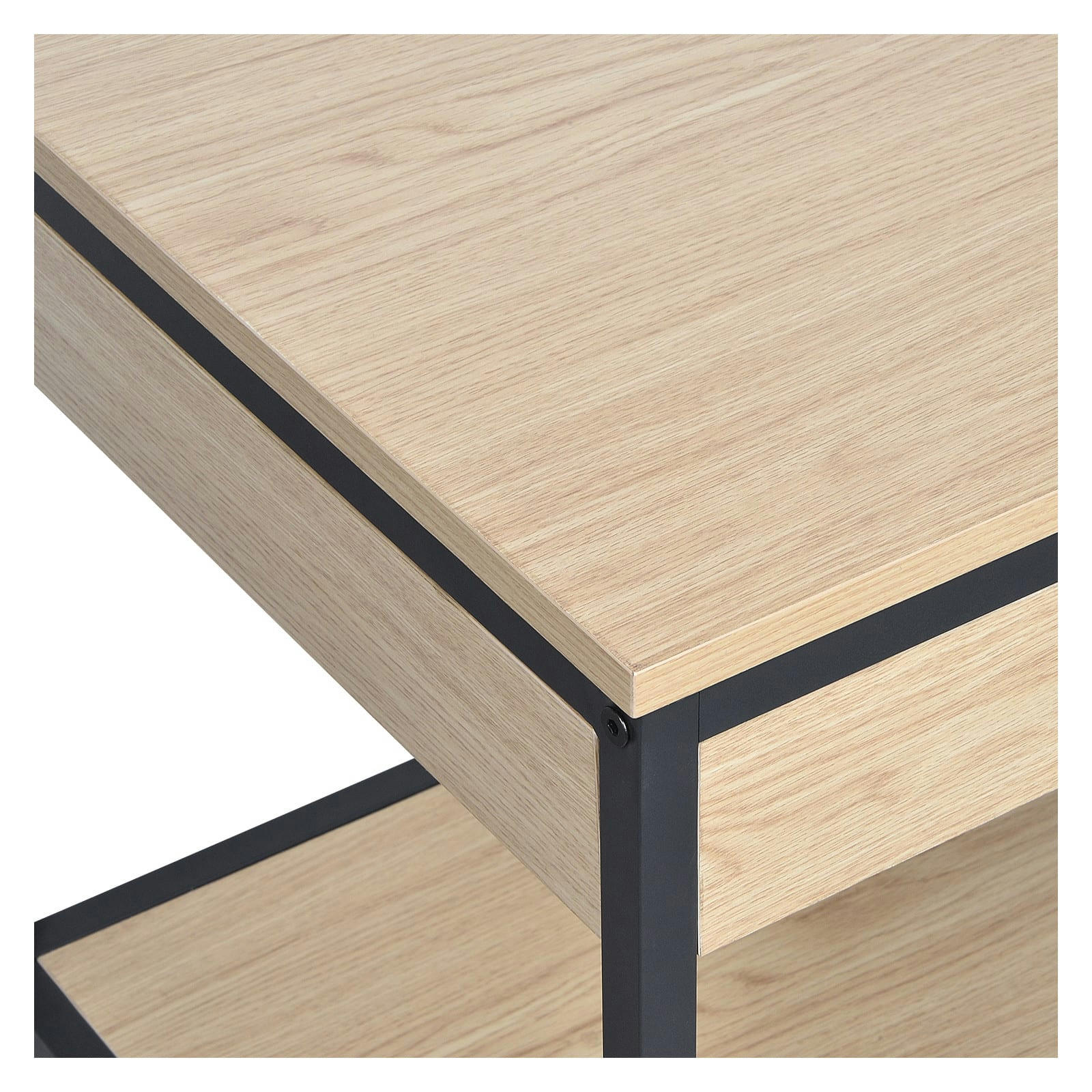 NOTTO - Meuble simple vasque décor chêne 50 cm