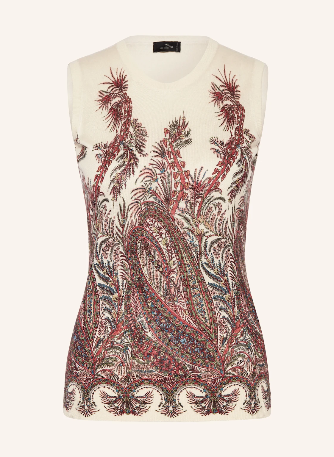 ETRO Stricktop mit Seide