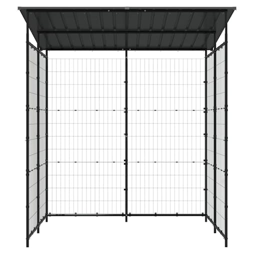 NNEVL Bicycle Shed 190x190x222 cm Steel Black
