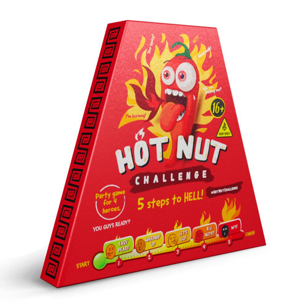 Jeu aliment piquant Hot Chip Challenge cacahuètes ultra épicées 24gr