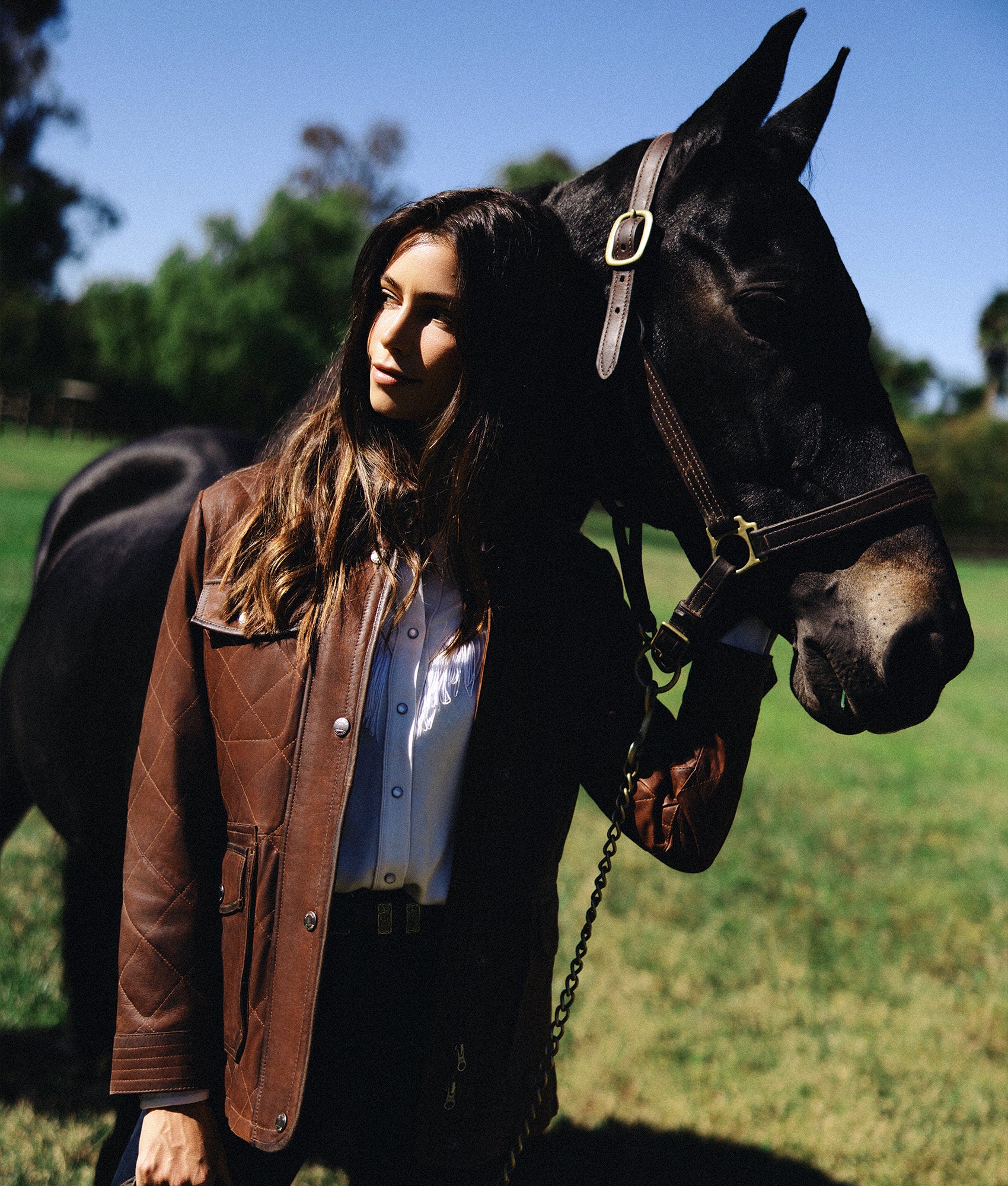 Wasatch Quilted Leather Jacket - Bourbon