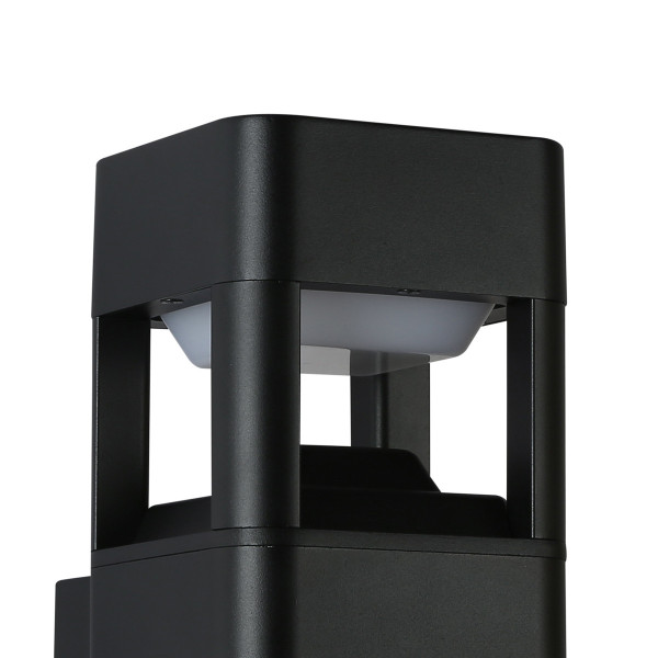 Kinkiet zewnętrzny NUTRIczarny piaskowany LED 1x10W 430lm IP54 Italux