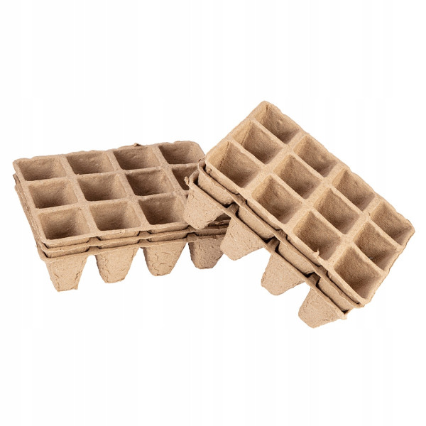 Doniczki do rozsady (3x4 otwory) 16x12x4.5cm5 sztuk VERTO