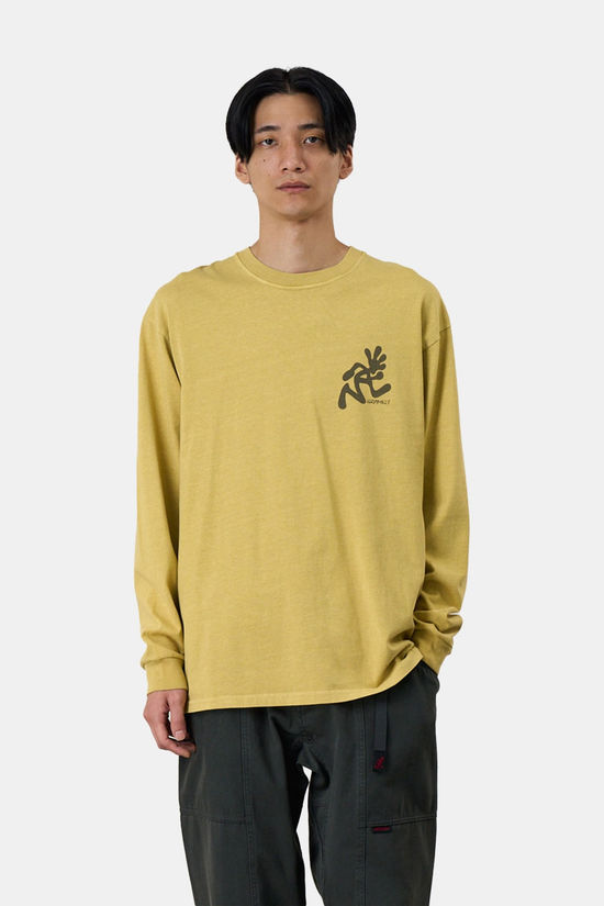 GRAMICCI Running Man L/S Tee Pigment Dyed
