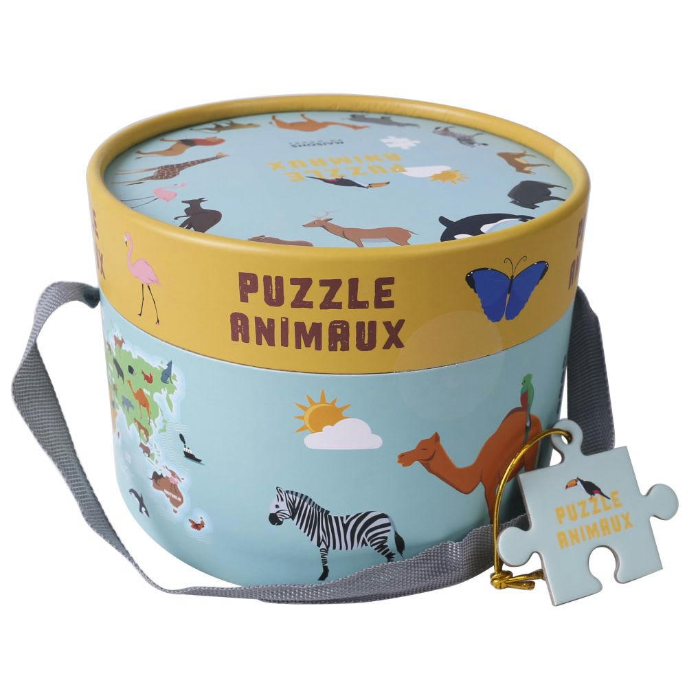SAFARI - Puzzle animaux multicolore