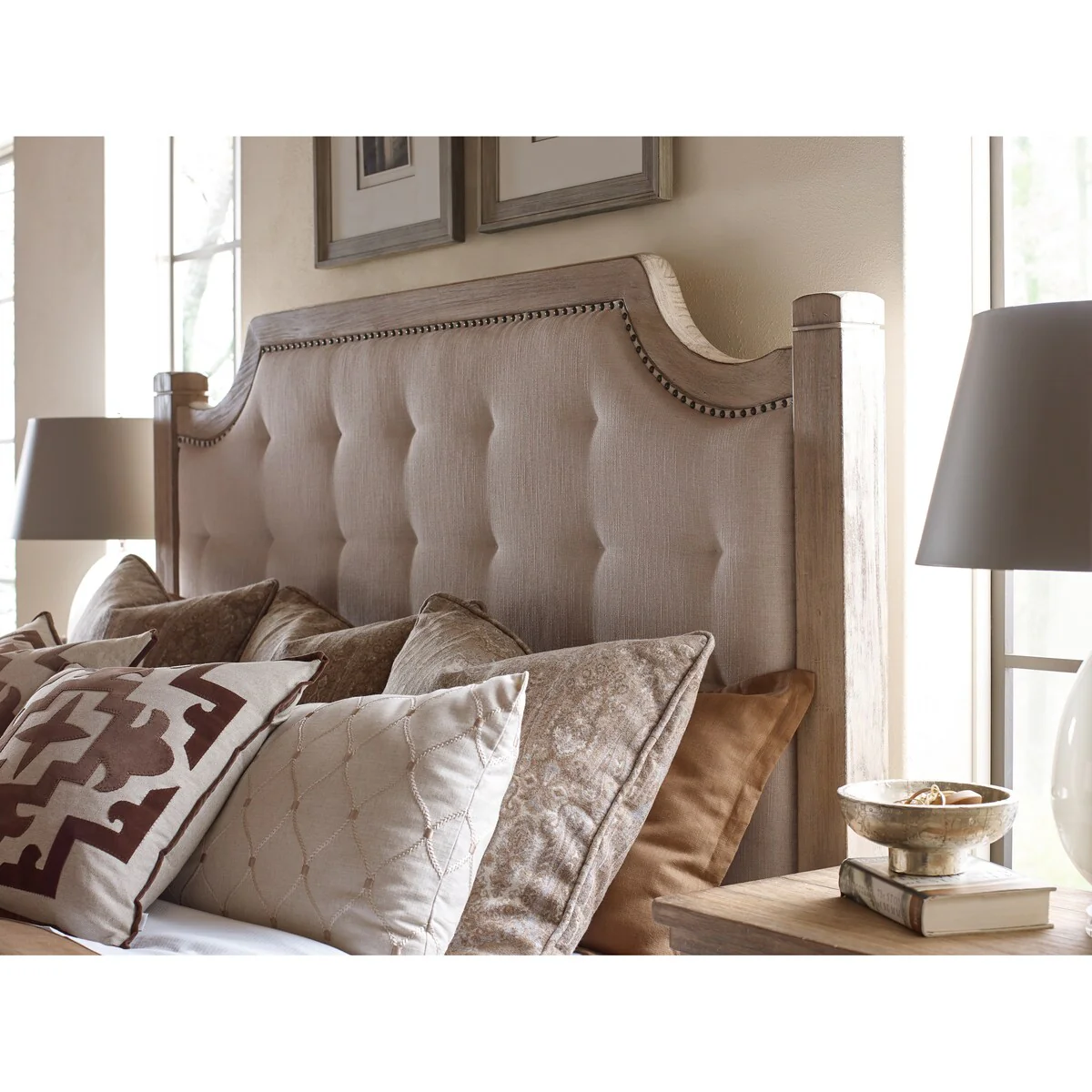 Monteverdi Queen Upholstered Low Post Headboard Only