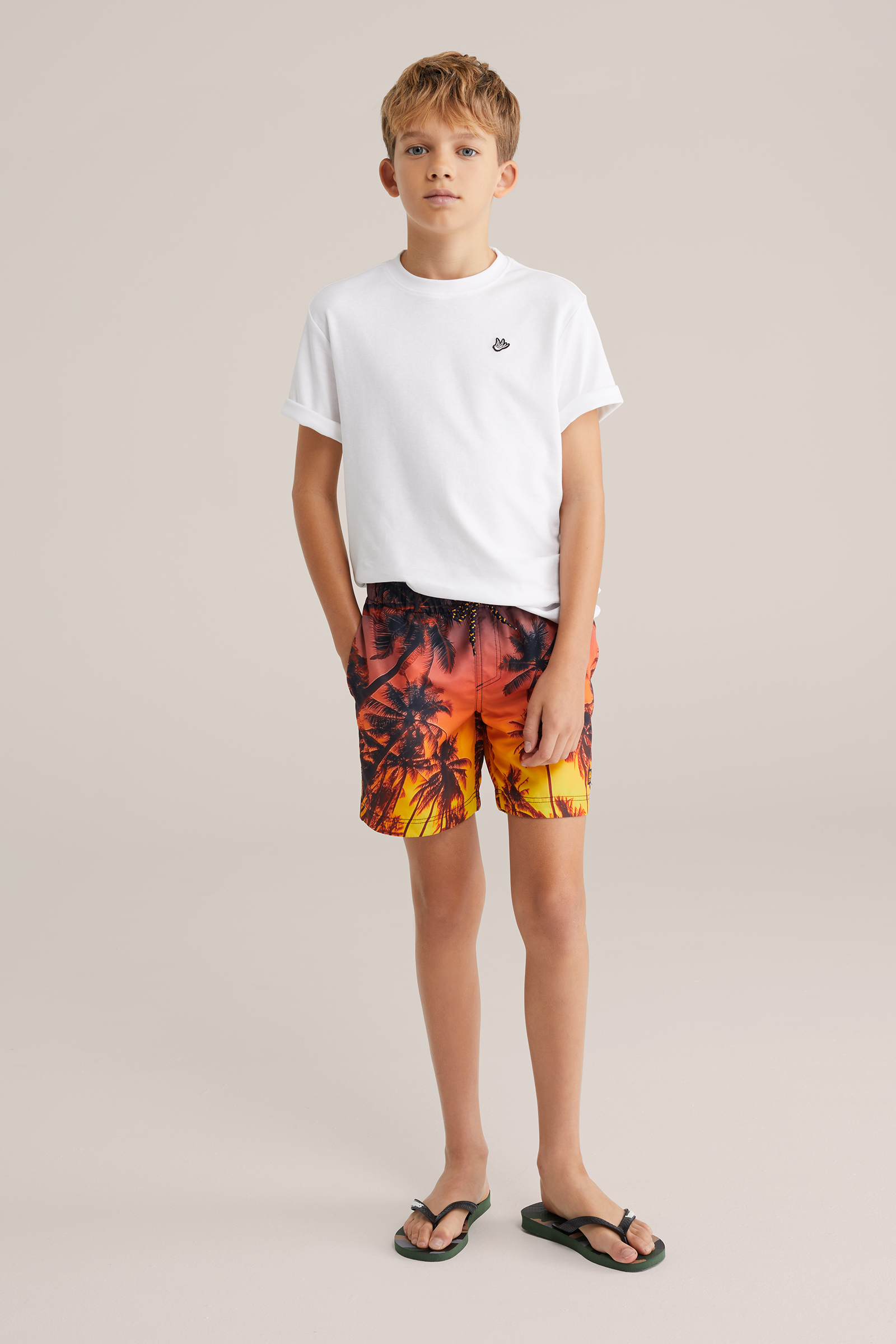 Jongens zwembroek met print