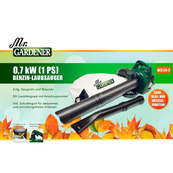 Benzin-Laubsauger »BLS 26-2«, 0,7 kW, max. Blasgeschwindigkeit: 180 km/h
