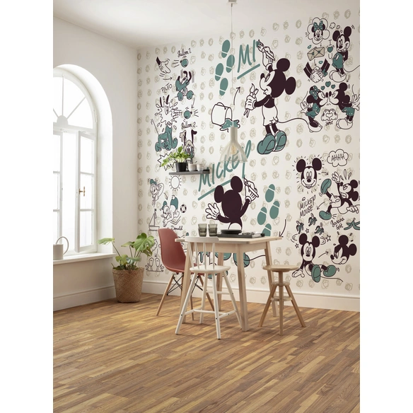 Vliestapete »Mickey and Friends«, bunt, glatt