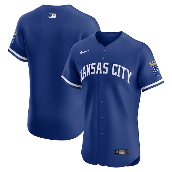 Kansas City Royals Nike Alternate 2 Elite Jersey - Royal/White/Light Blue