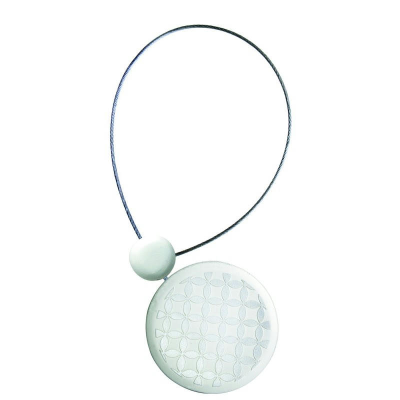 NORWAY - - Embrasse rideaux magnétique - Blanc