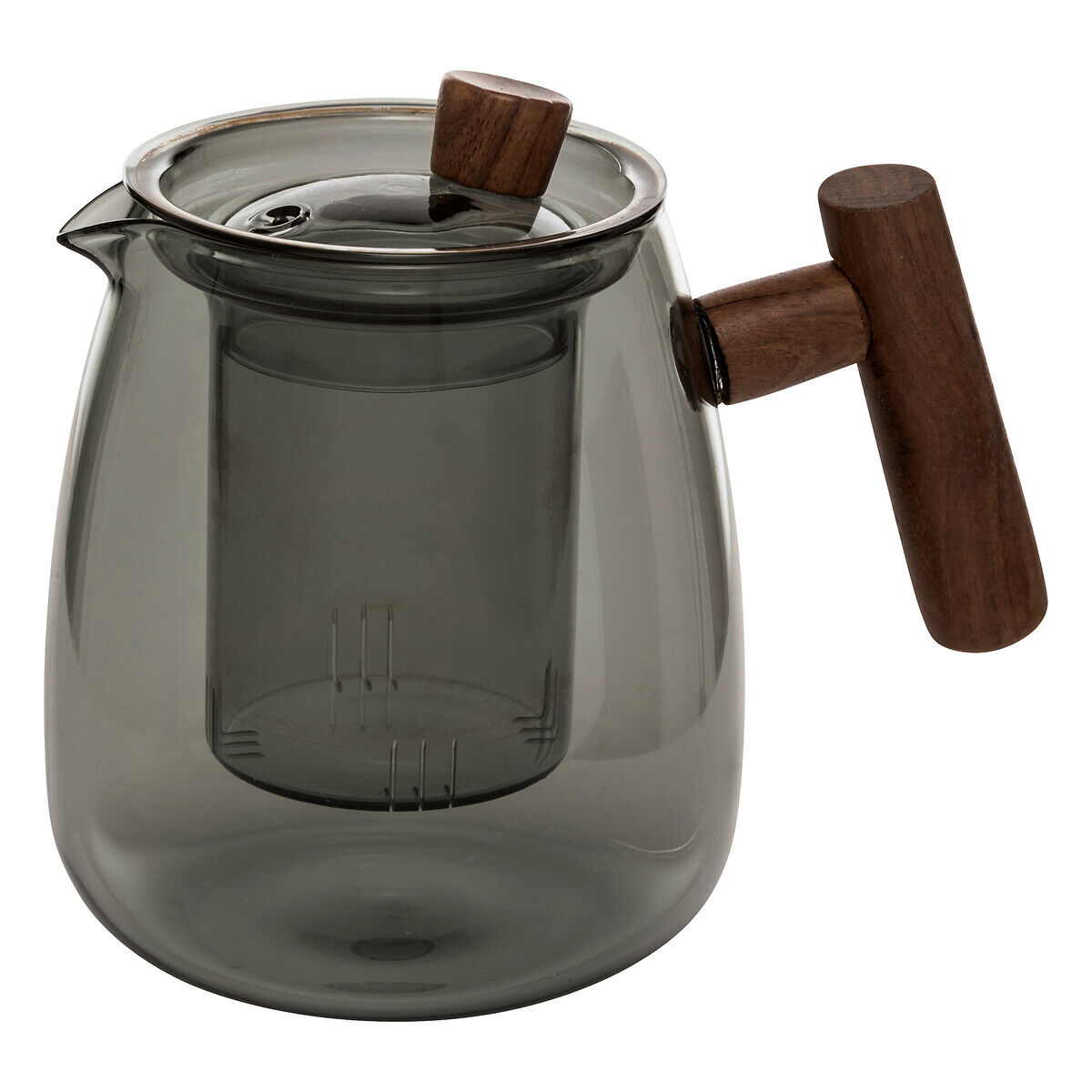 Bule cinza em vidro TWISTED LIME 80cl