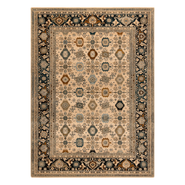 Dywan wełniany OMEGA PARILLO ramka jadeit brązowy 170x235 cm