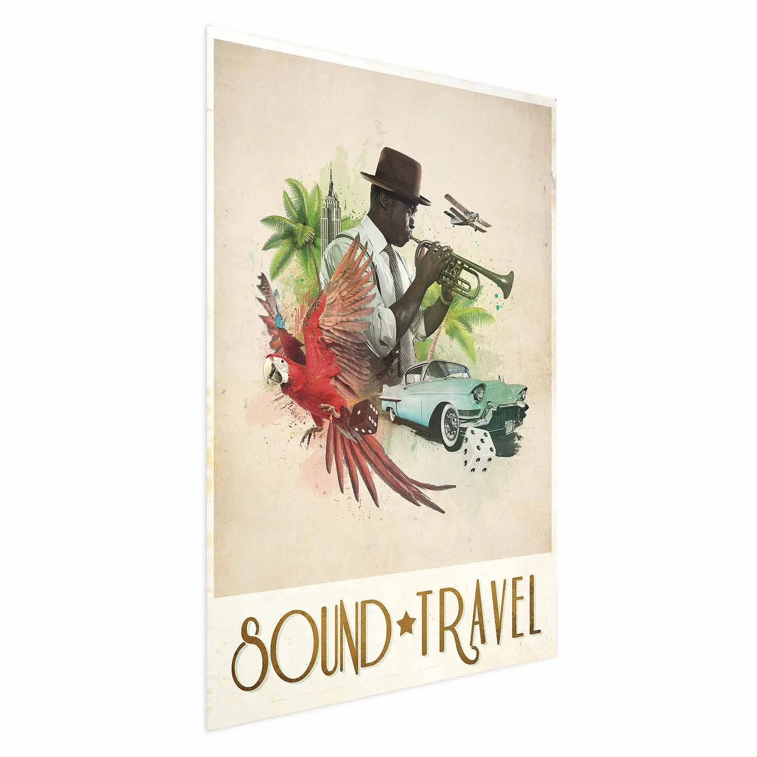 Plakat Sound Travel 21x30 cm
