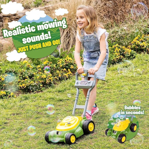 John Deere Bubble N Go Mower & Bubble Solution 118ml